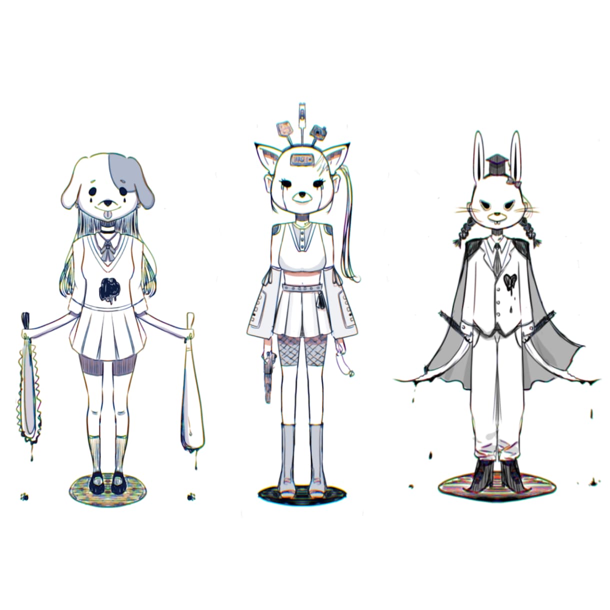 ダークファンタジー・病み系イラスト描きます ホラーや病み要素のある絵を独特の世界観でお描きします！ イメージ10