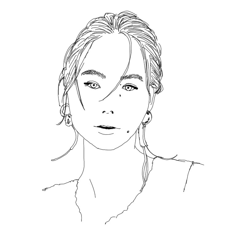 おしゃれな線画イラスト、似顔絵描きます ロゴイラストや、挿絵などにぴったり イメージ4