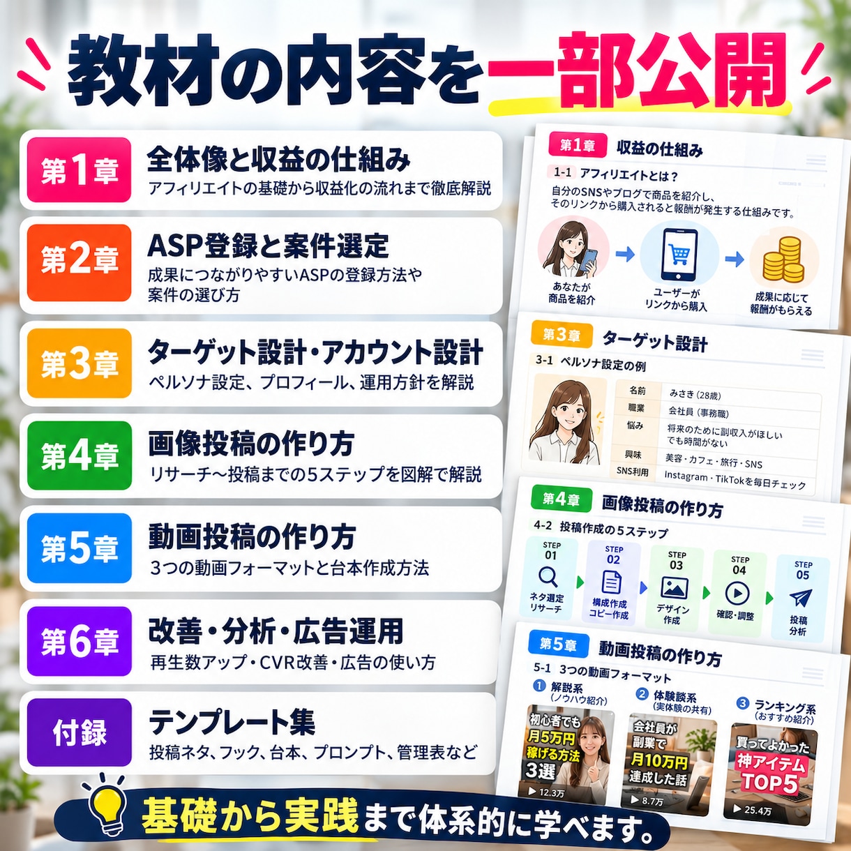 初心者向けTikTok転職アフィリ攻略法を教えます 1日30分実践でゼロから収益化を目指す◆図解テンプレ付き イメージ6