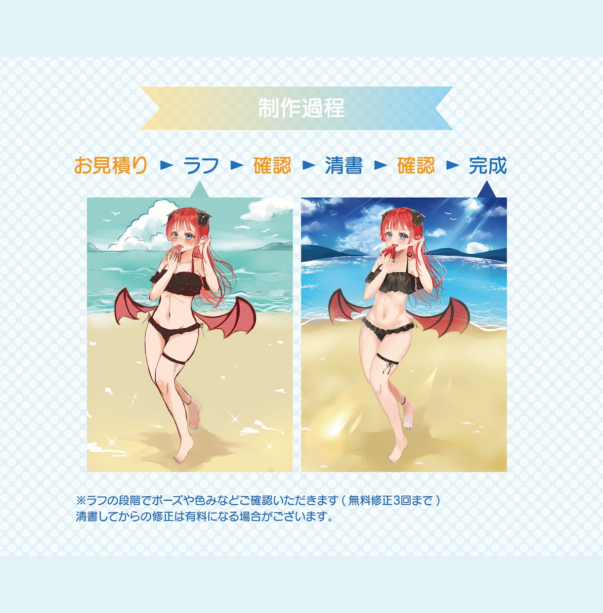 とってもかわいいキャラクターイラスト描きます 立ち絵！ミニキャラ！1枚絵！ゆるきゃら！グッズ！ イメージ9