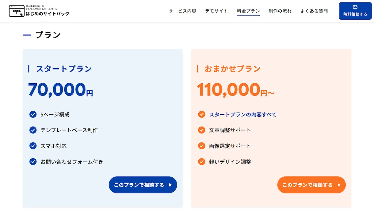 開業したばかりの方向け!ホームページ制作します 必要な内容だけをまとめたシンプルなホームページをご提供 イメージ2