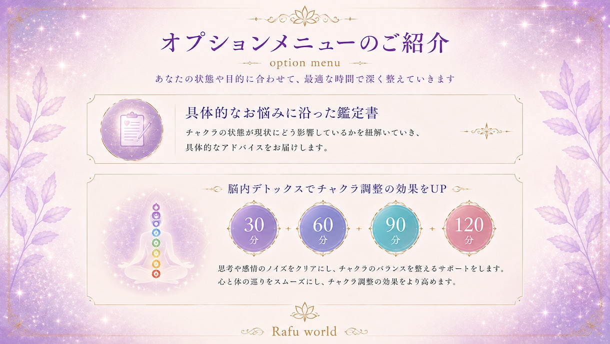 あなたの心身のトリセツ&7日間徹底的に活性化します 【チャクラ診断×遠隔エネルギーワーク】強力ワークでサポート イメージ2