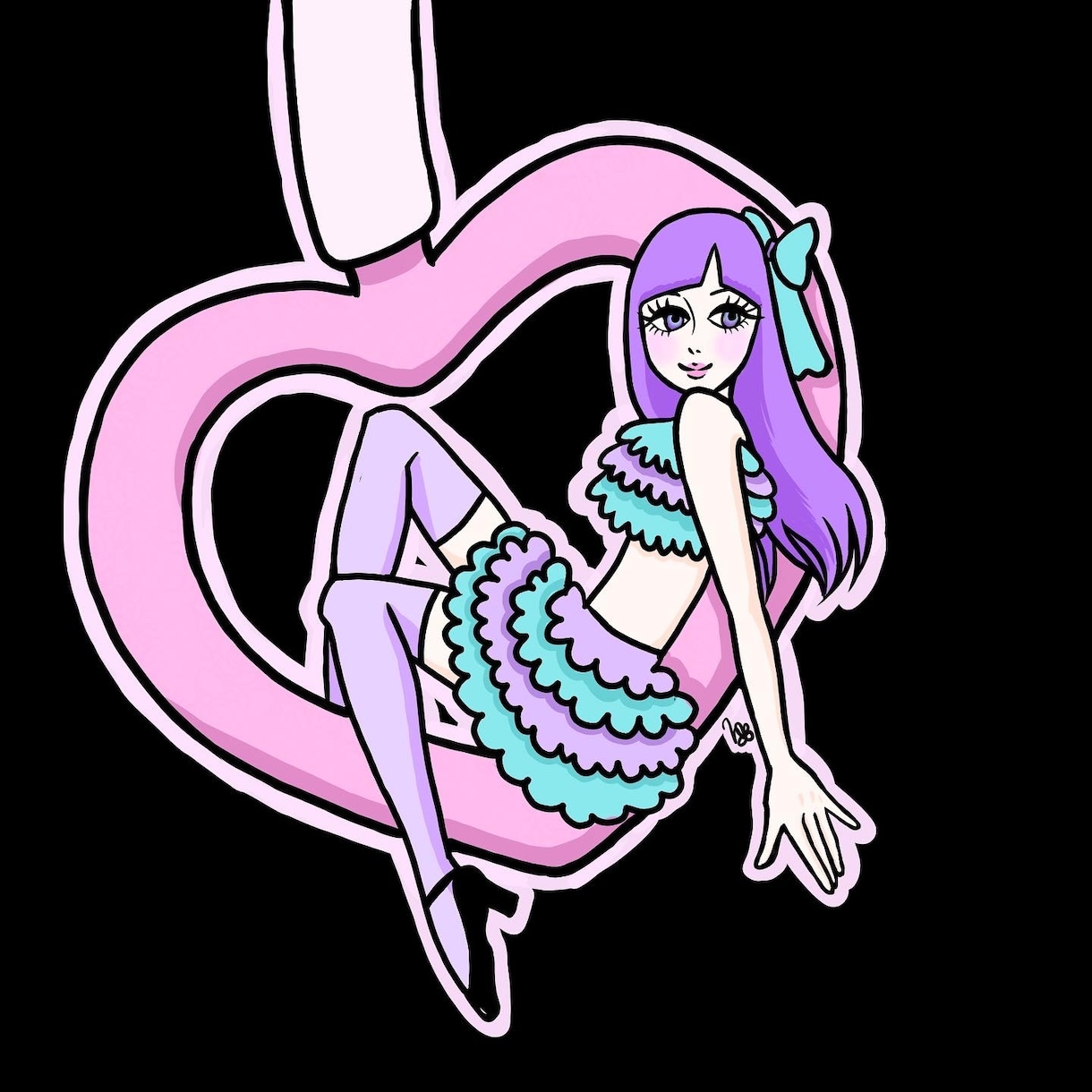 セクシーな女の子のイラスト描きます お店の看板や名刺、チラシやキャラクターに使用出来ますよ！ イメージ3