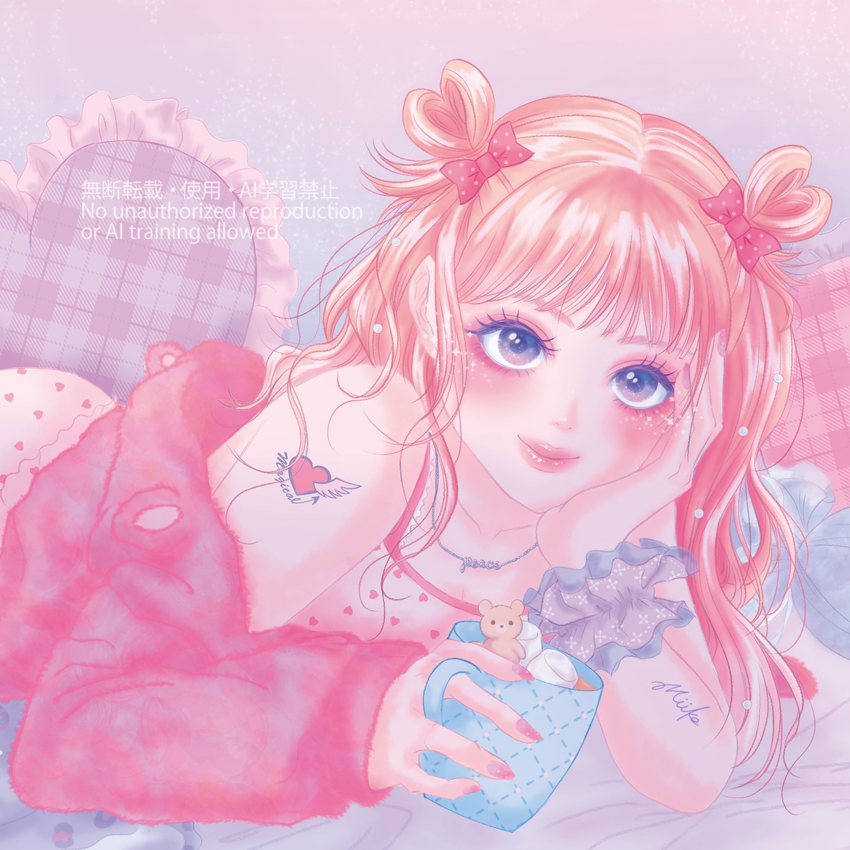 可愛い・ガーリー・おしゃれなアイコンを描きます アイコン、挿絵、イラスト関係は何でもご相談ください♪ イメージ2