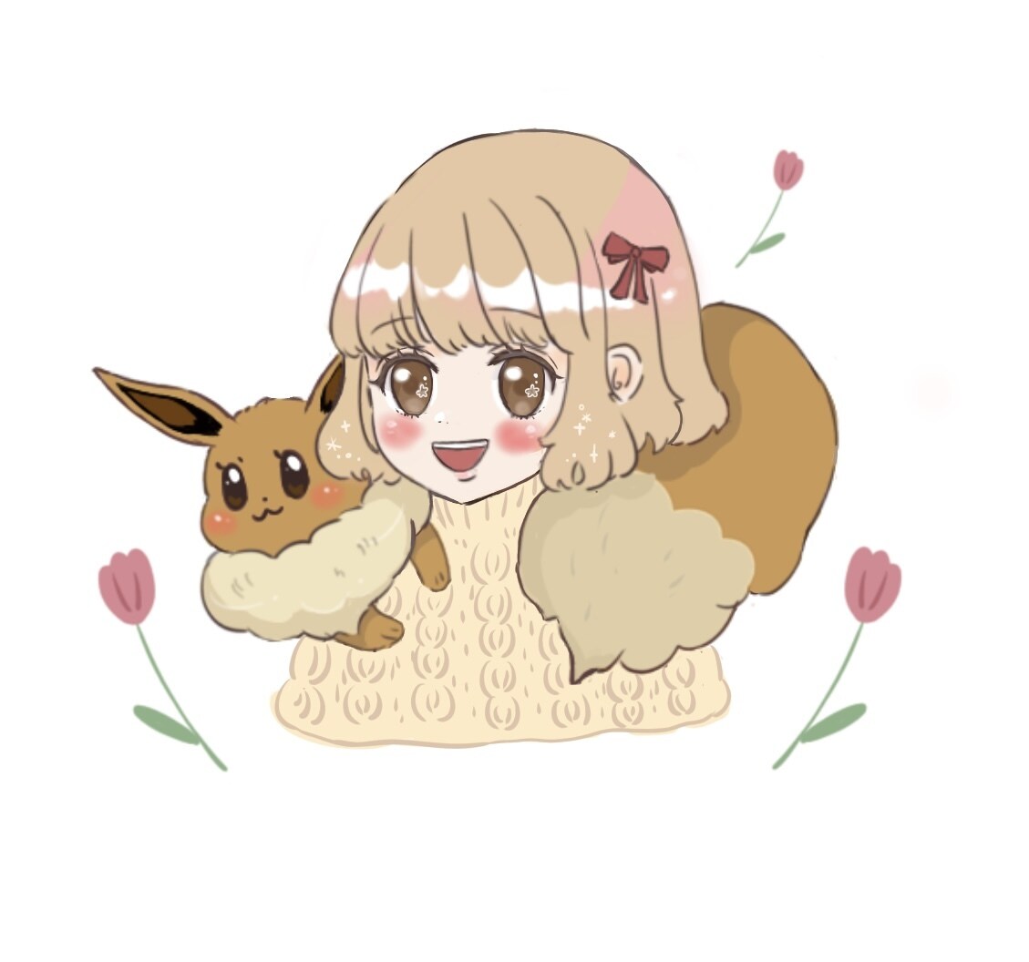 ゆるふわ可愛い女の子SNSアイコン描きます 癒しをお届けします。ご相談など、お気軽にどうぞ。 イメージ1