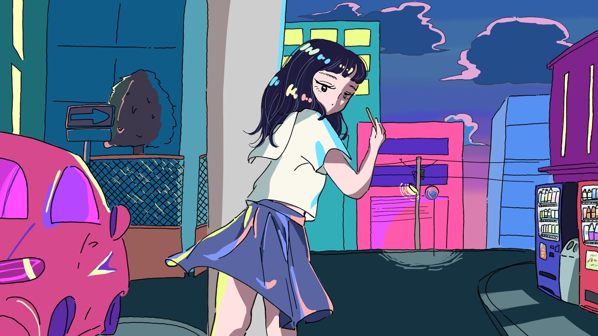 商用◎CITY POPなイラスト描きます 商用◎二次利用◎のレトロポップなイラスト イメージ3