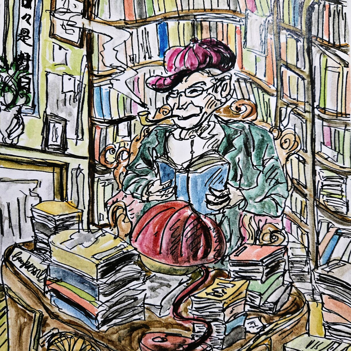 人物画、風景画を描きます 和風テイスト、色合いが得意です。 イメージ6