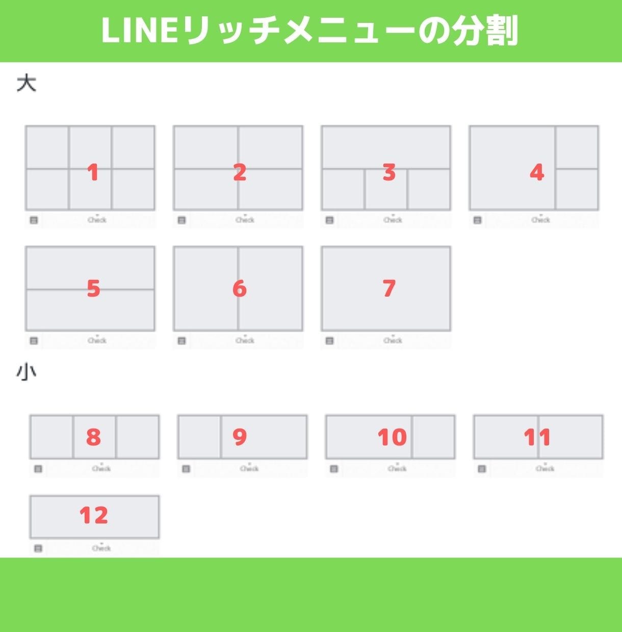 お店のLINEリッチメニュー画像を作ります 基本的なアイコン無料！分割数もお選びください。 イメージ2