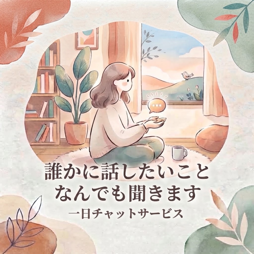 誰かに話したいことなんでも聞きます とにかく誰かに聞いてほしい！その気持ち受け止めます イメージ1