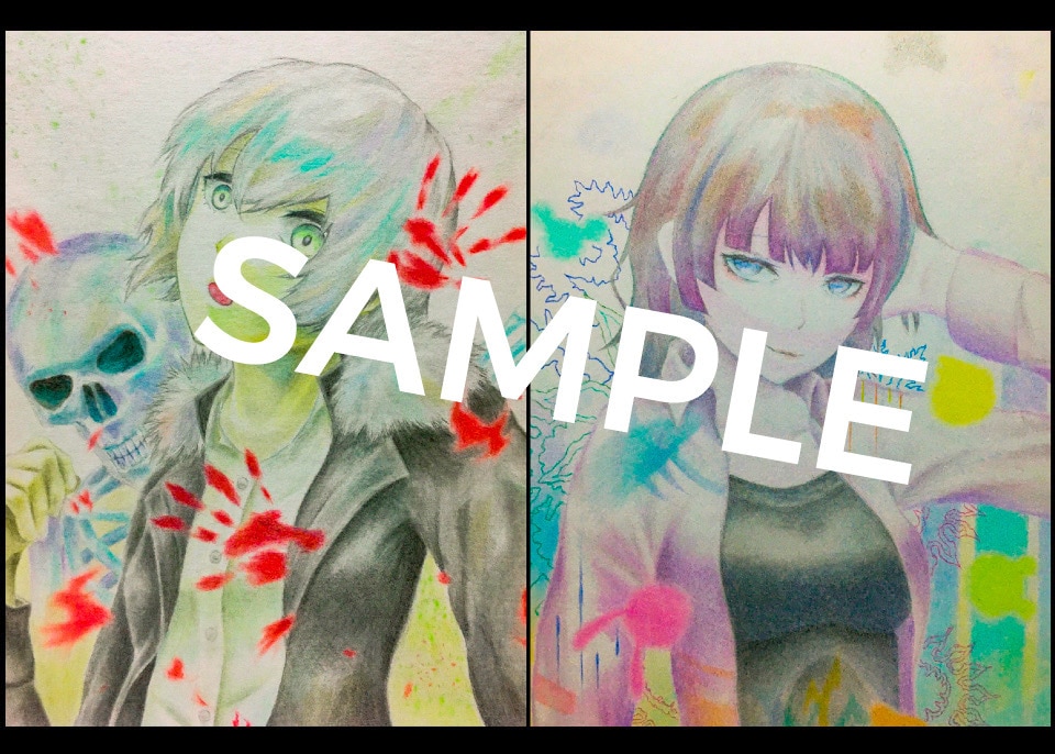 アナログからデジタルまで 目を引くイラスト描きます 展示、アイコン、宣伝用 何でもござれです！ イメージ4