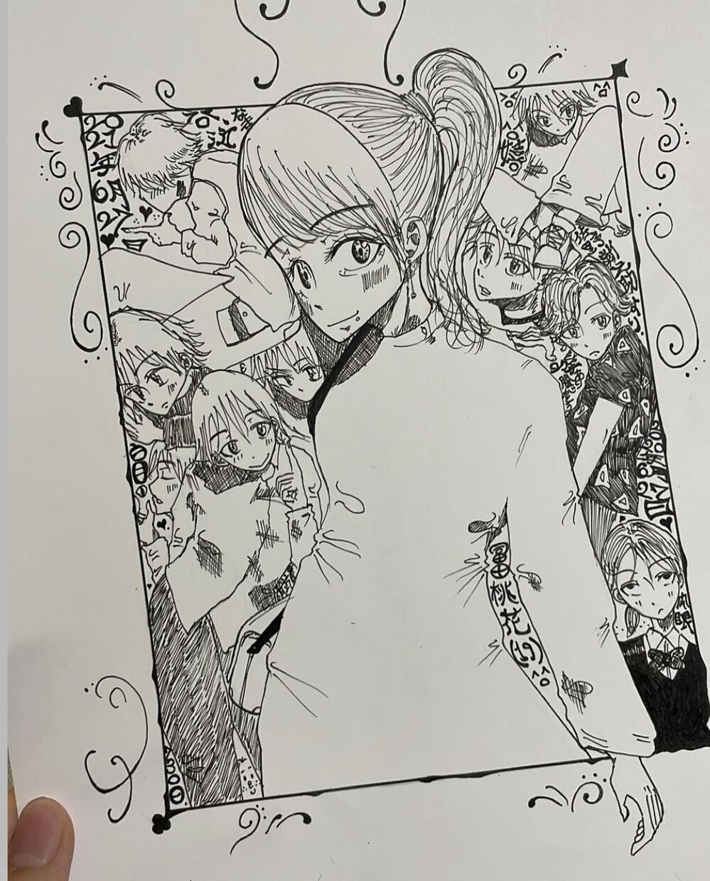 クリスマスやイベントに合わせたイラストなど描きます 絵柄は呪術廻戦やチェンソーマン、BLEACHなどが似ています イメージ8