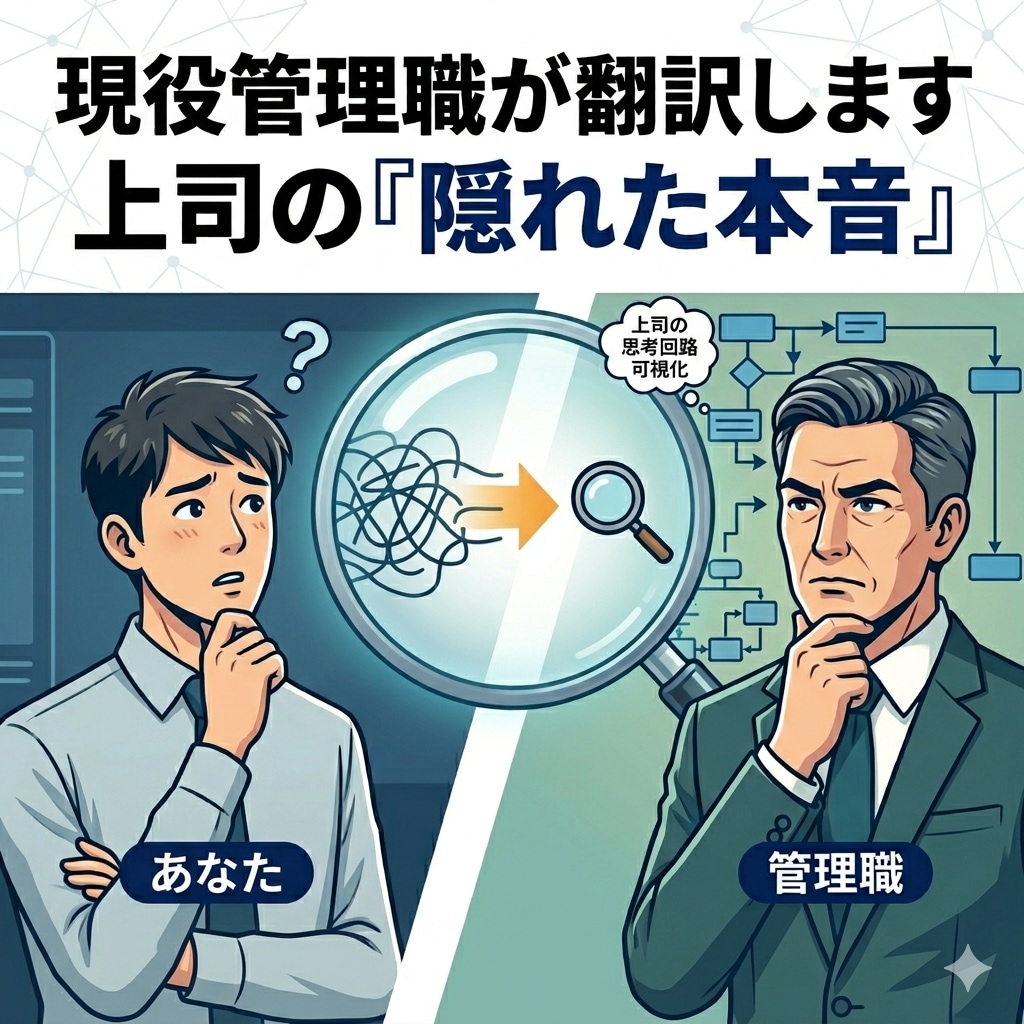 現役管理職が上司の「隠れた本音」をズバリ翻訳します 【先着5名様】お試し価格で実施中 イメージ1