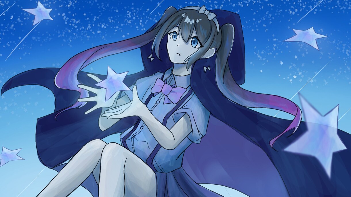 本家寄せ◎歌ってみた用イラスト描きます 簡易〜通常、オリジナル〜本家様寄せ、まで幅広く対応します！ イメージ6
