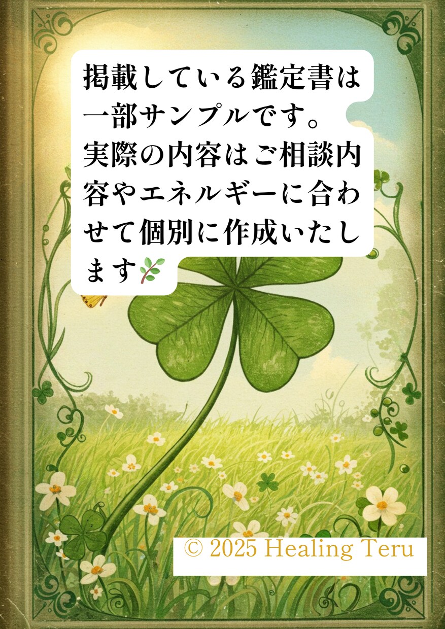 手相・人相・動心学で導く魂の整合鑑定ます ★魂と運命のズレを整える鑑定書★ イメージ5