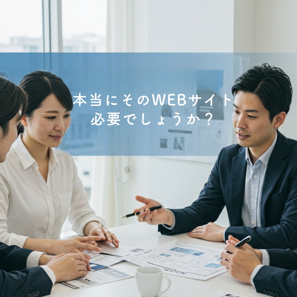 WEBサイト制作を検討されている方の相談にのります 最適解選択と必要性を簡単診断｜無駄なコスト削減方法伝えます！ イメージ1