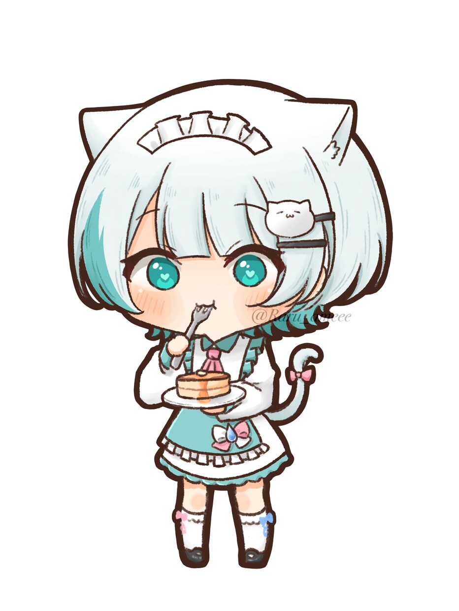 かわいいデフォルメ･SDイラストお描きします 1枚絵･アイコン･歌ってみた･グッズ用など！ イメージ5