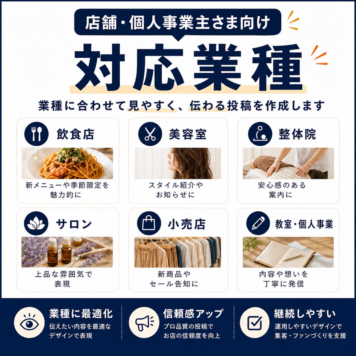 Instagram投稿画像を作成します 店舗向けに投稿画像＋投稿文をまとめて作成します イメージ3