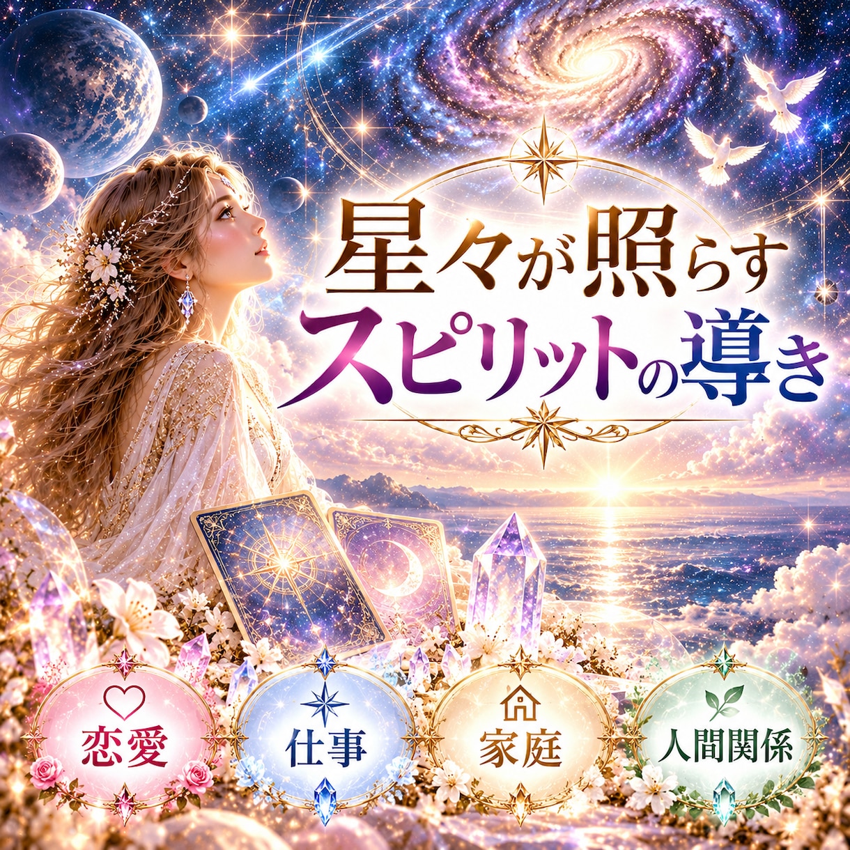 高次元♾️天使のささやき✨スピリットの愛で導きます 恋愛、仕事、家庭、人間関係、お悩み寄り添い鑑定します イメージ4