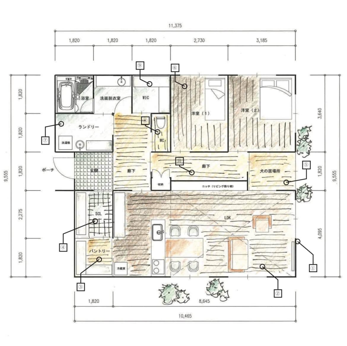 一級建築士が間取り添削ラフ提案します 【間取りを添削し改善案の作成、家づくりのヒントを与えます】 イメージ2