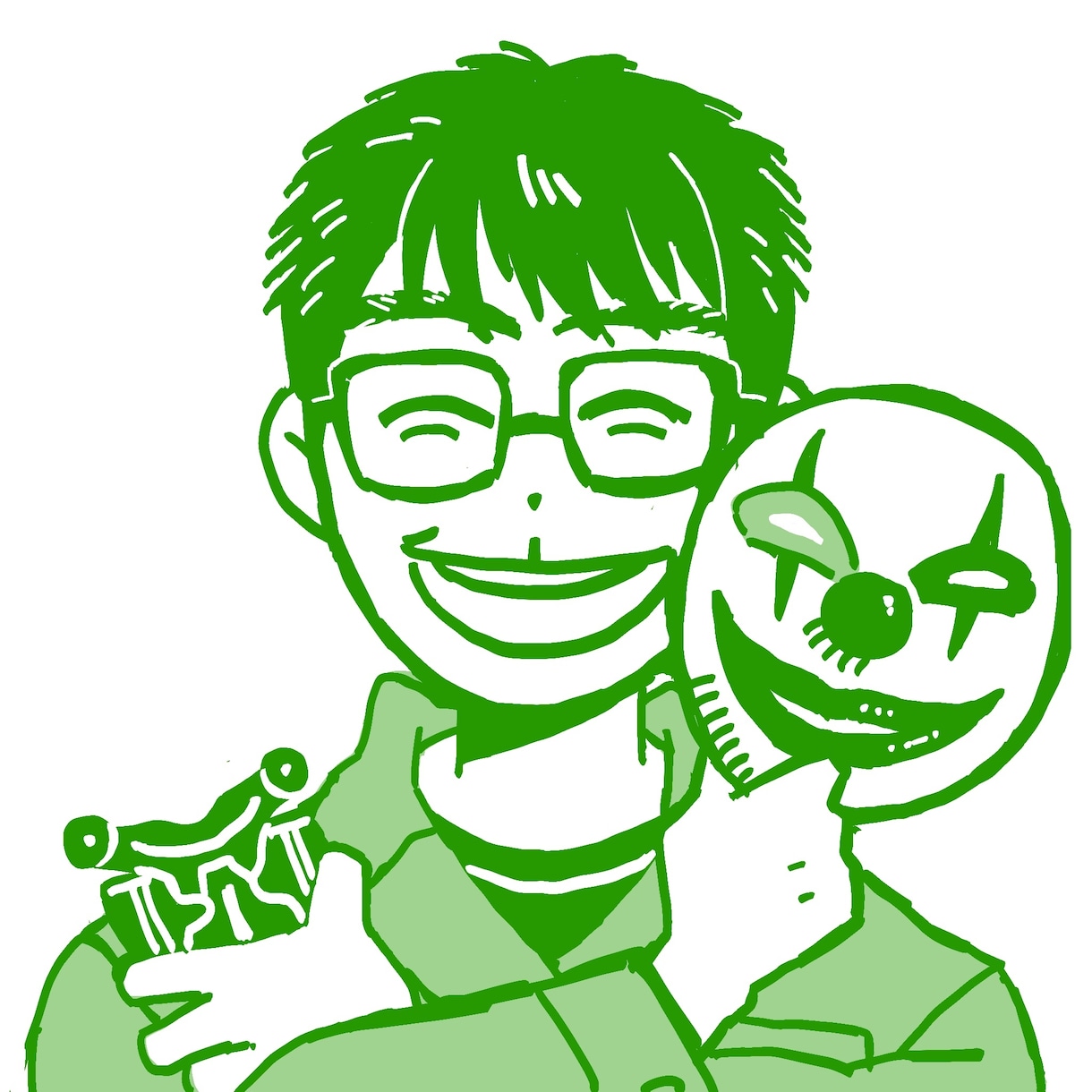 SNSにつかえる!ほどほどに似てる似顔絵かきます ほどほどに似ていてつかいやすいシンプル似顔絵を描きます イメージ2