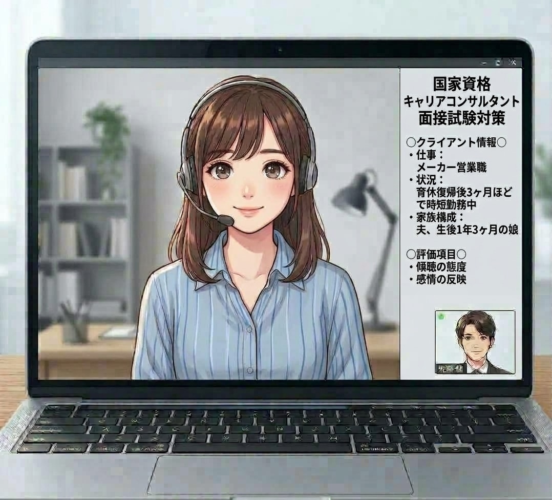 国家資格キャリアコンサルタントの面接対策を承ります 面接練習と合格に向けたフィードバックを行います！ イメージ1