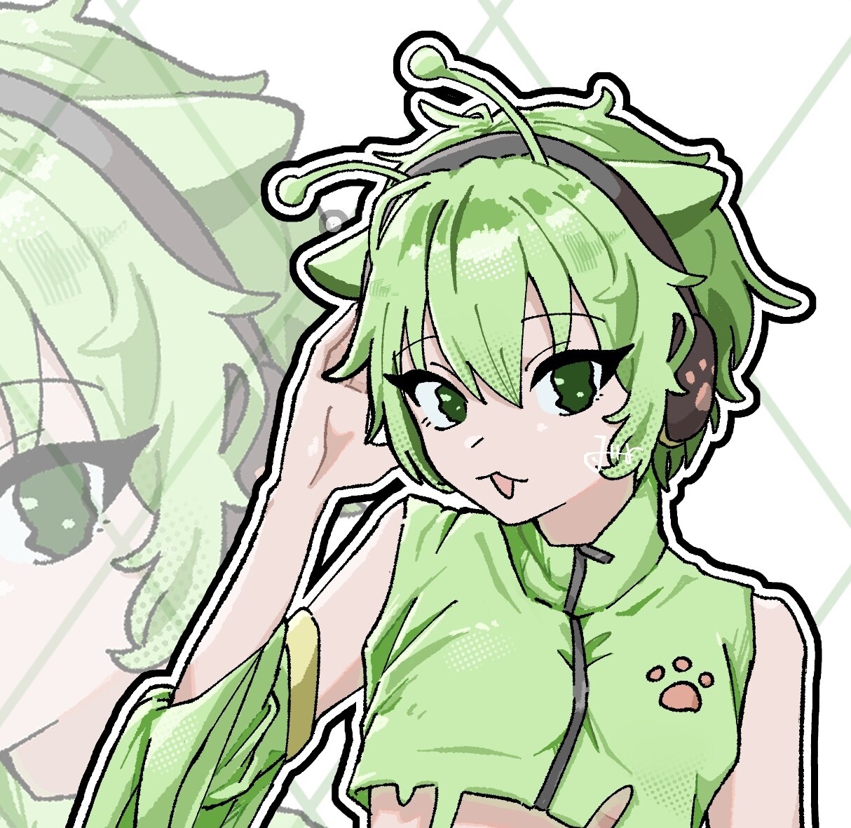 商用利用可！パキッとした線と色で描きます 一週間以内納品可能！値段プラス無し全身可能 イメージ1