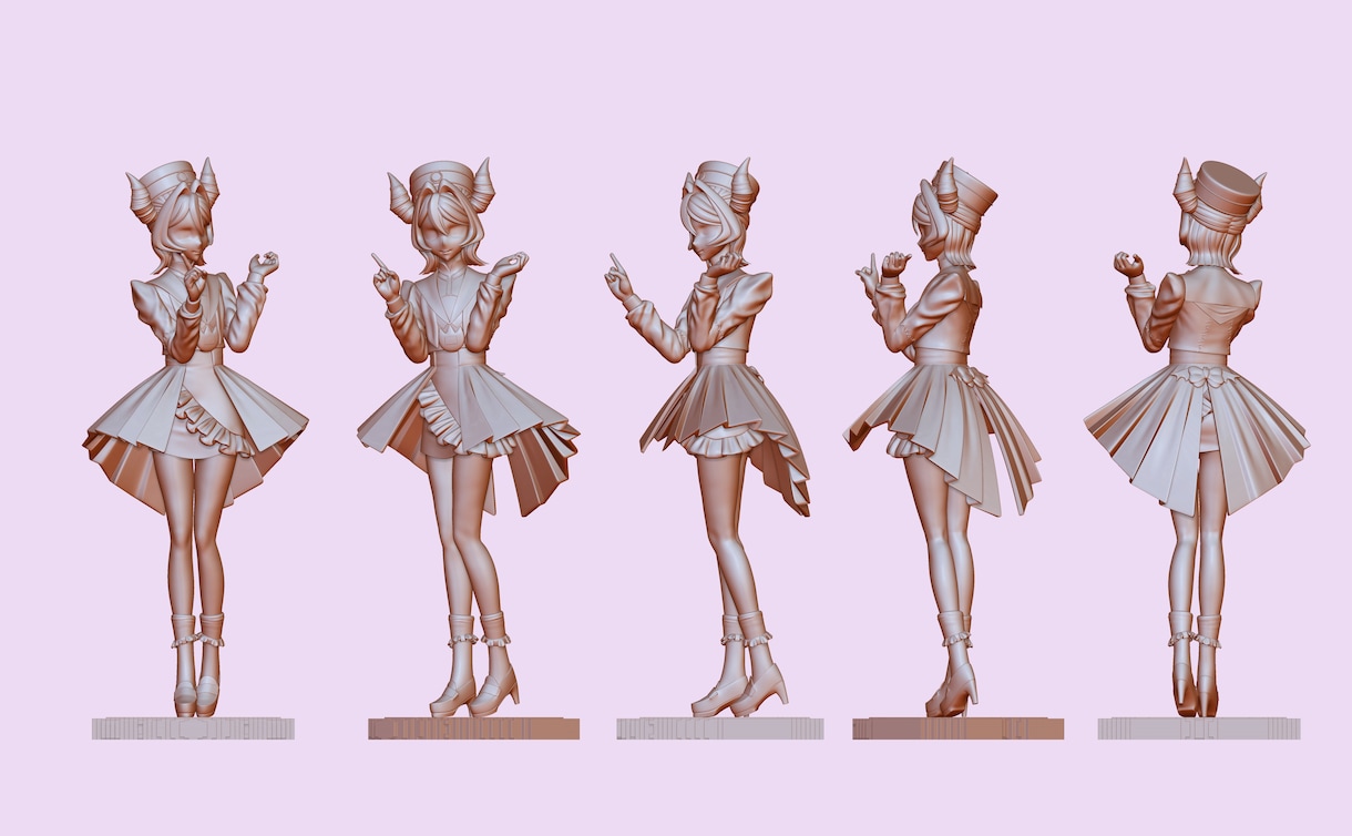 オリジナルフィギュア原型作ります 現役原型師があなたのイメージをフィギュアに！ イメージ1
