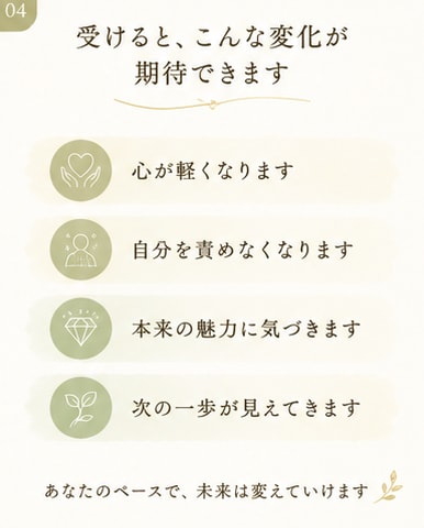 3つの占術で心の本質を深く読み解きます 対話で心を整え、自分らしい一歩を見つけます イメージ4