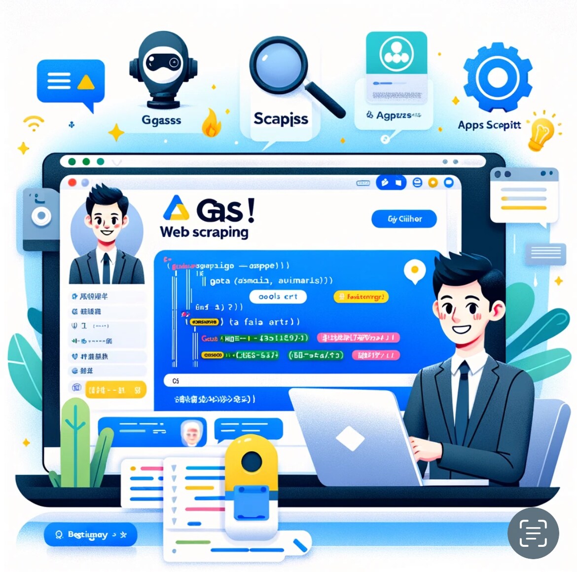 初心者向けGASスクレイピングを習得できます GASで簡単！CHATGPTでWEBスクレイピング入門 イメージ1