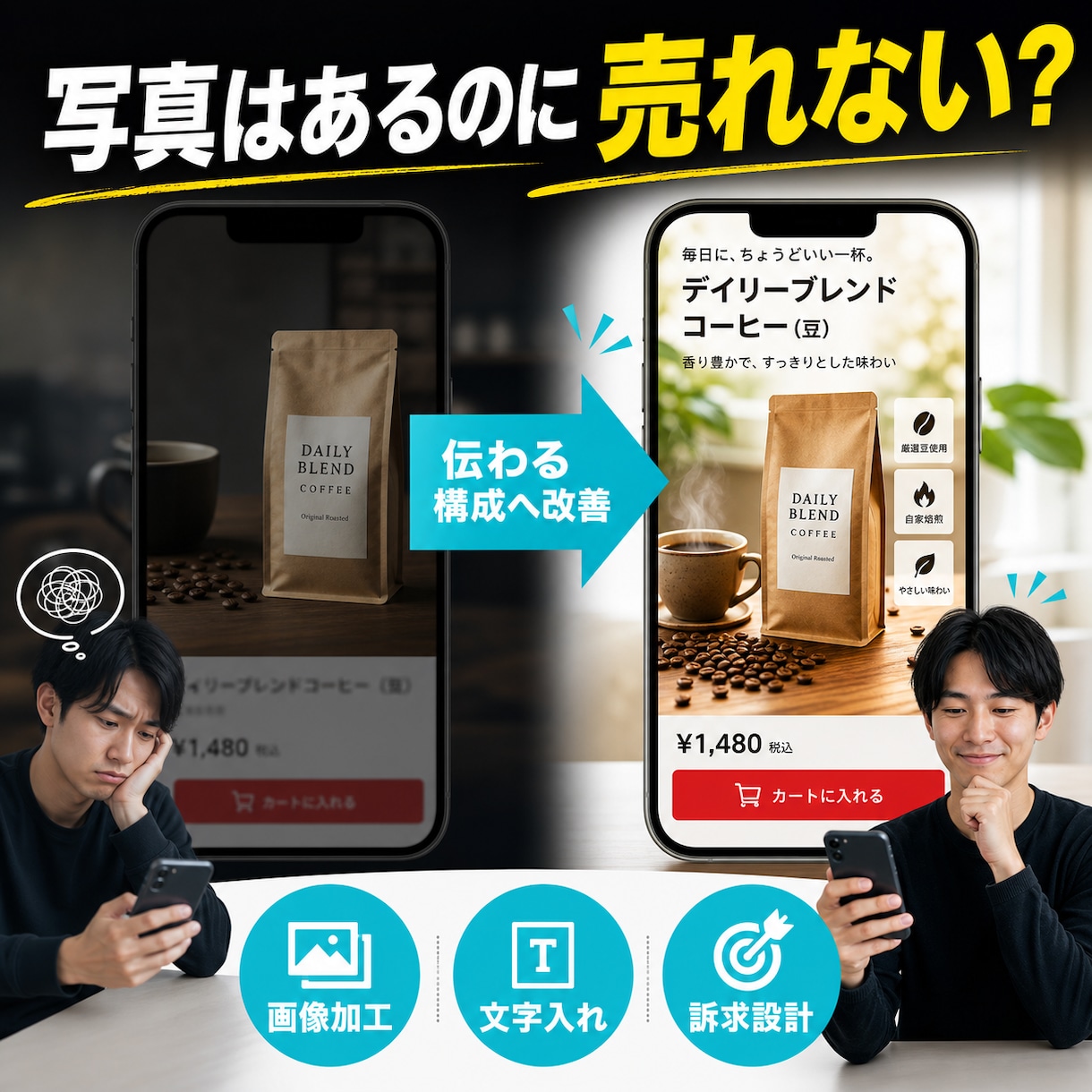 Amazon・楽天の商品画像を7枚作ります 構成・文字入れまでまとめて対応します イメージ3