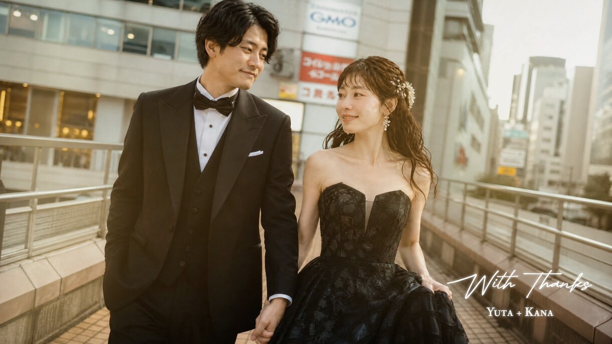 ゲストが魅了されるオープニングムービー制作します 大切な一日の"はじまり"を、映画のワンシーンのように。 イメージ9