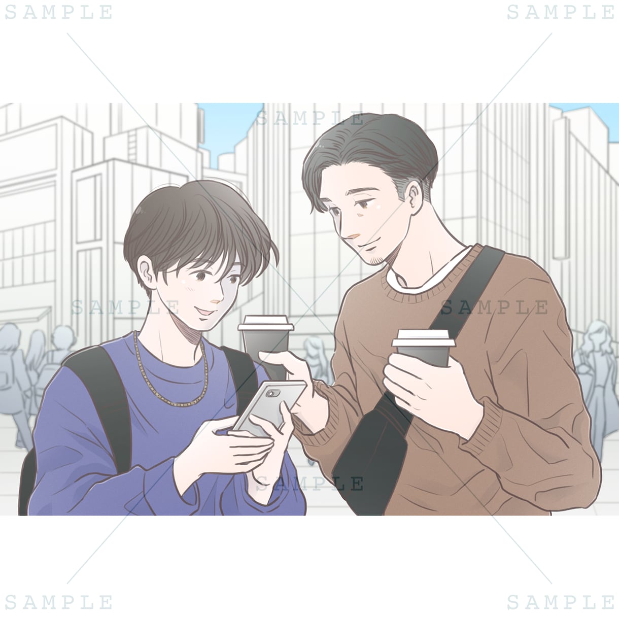 映画のワンシーンのようなスチルイラストを描きます 動画用や記事のサムネ用等お気軽にご相談ください＾＾ イメージ5