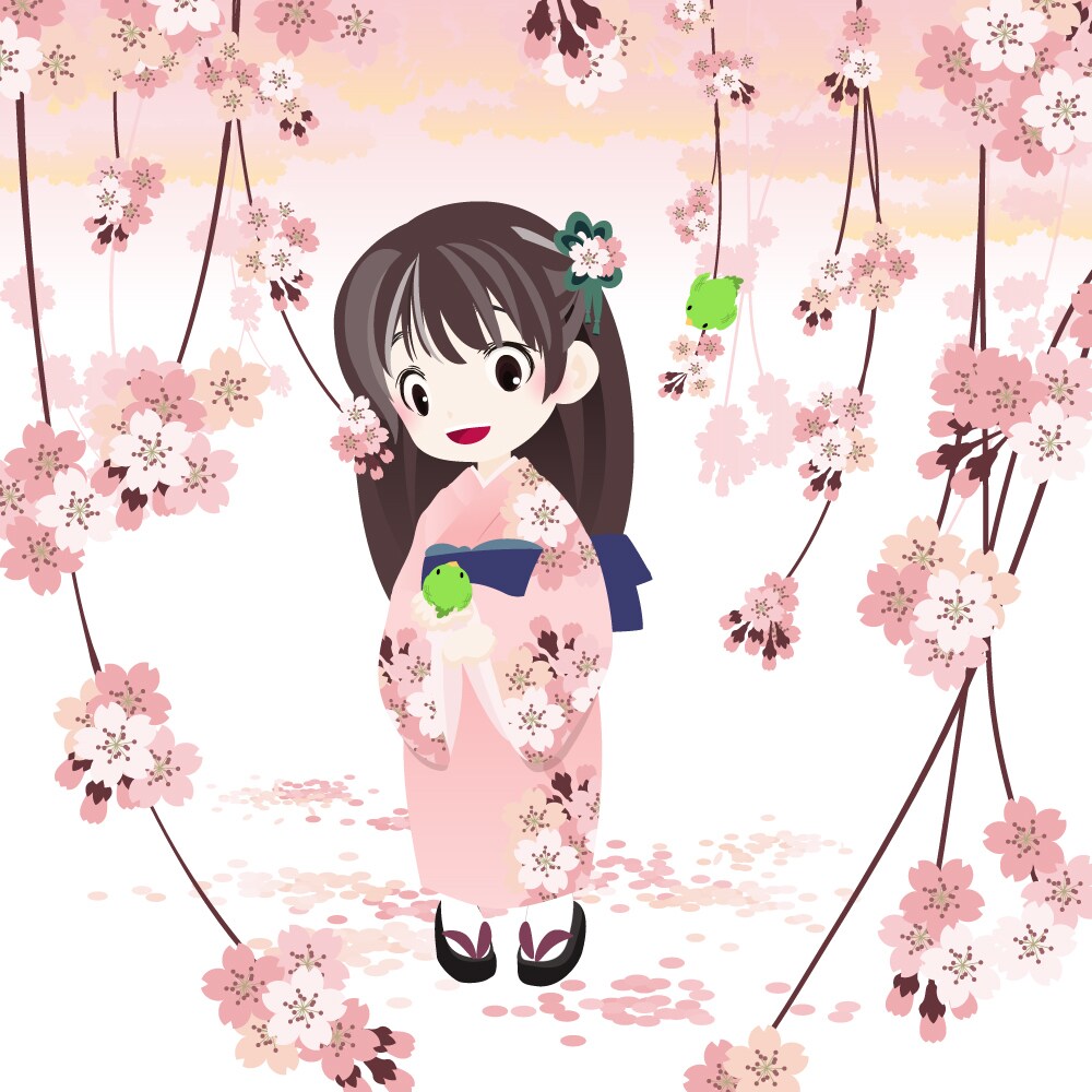 イラストお描きします 【デフォルメイラスト（簡単な背景・小物付もできます）】 イメージ1
