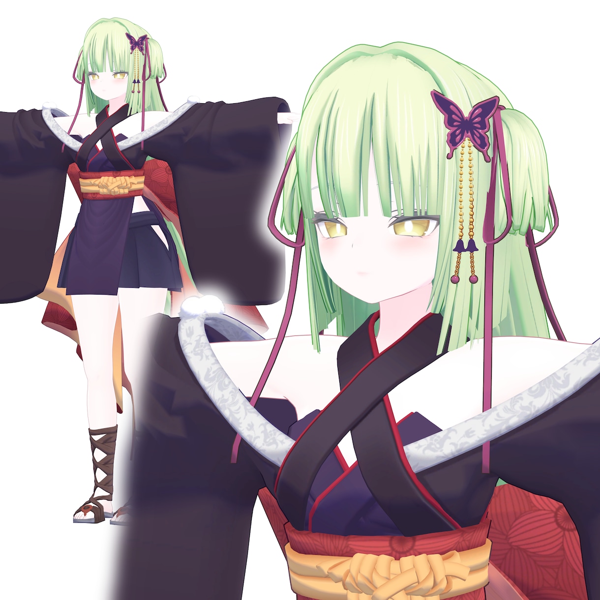 3Dモデルの衣装・小道具類を制作します Vtuber・VRC等で使用できる3D衣装・小道具類の制作 イメージ3