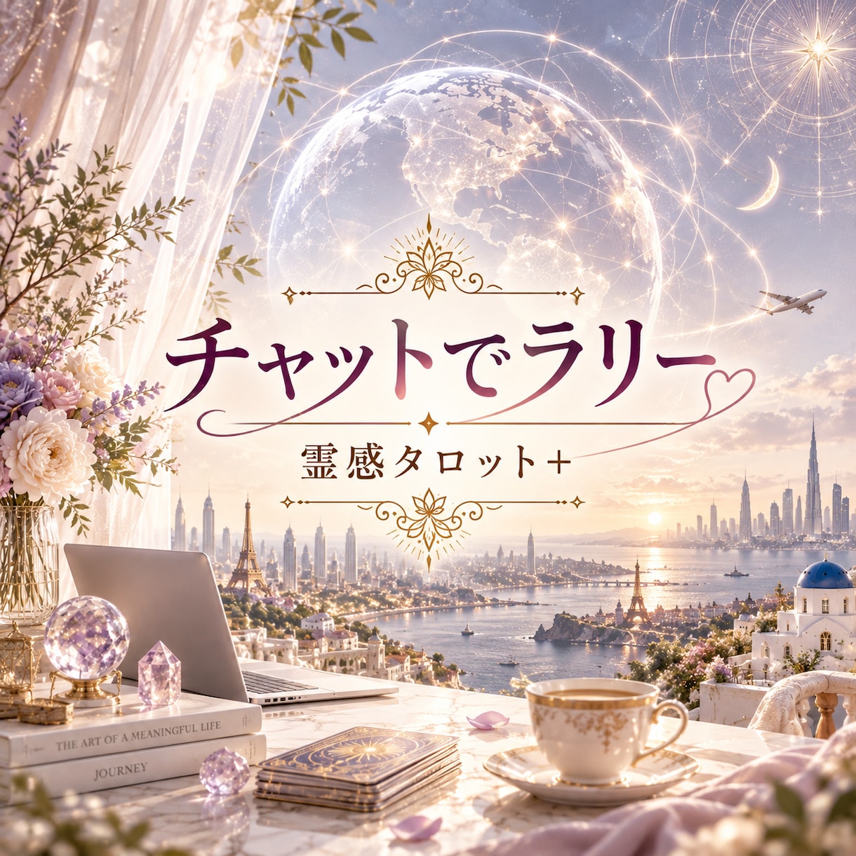 聞きたいこと全部♡霊感タロット+✨じっくり占います 一方通行の鑑定じゃない！チャットでラリー！深掘りしていくよ♡ イメージ2