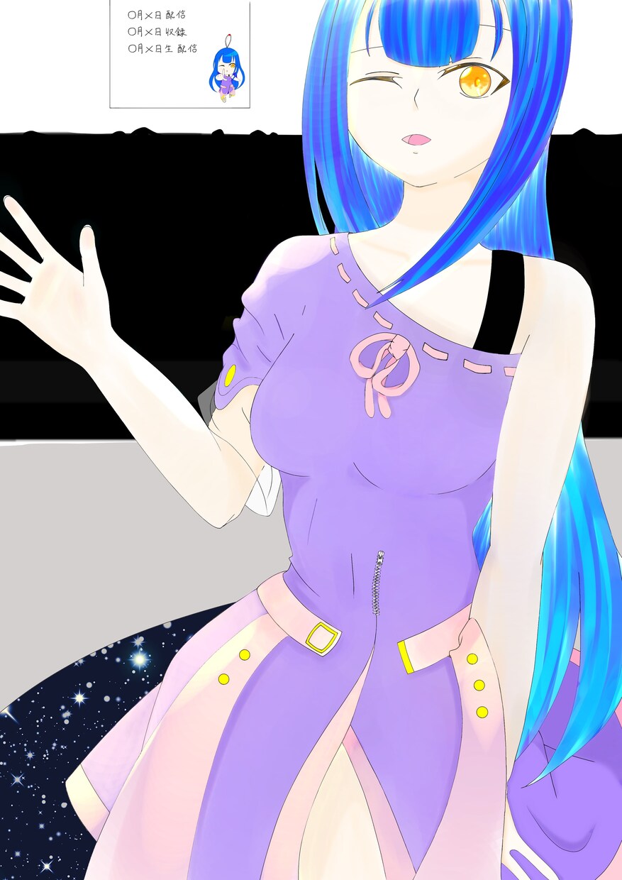 VTuberキャラデザ等、承ります VTuber応援パック!!セット価格でお安くなっております！ イメージ4