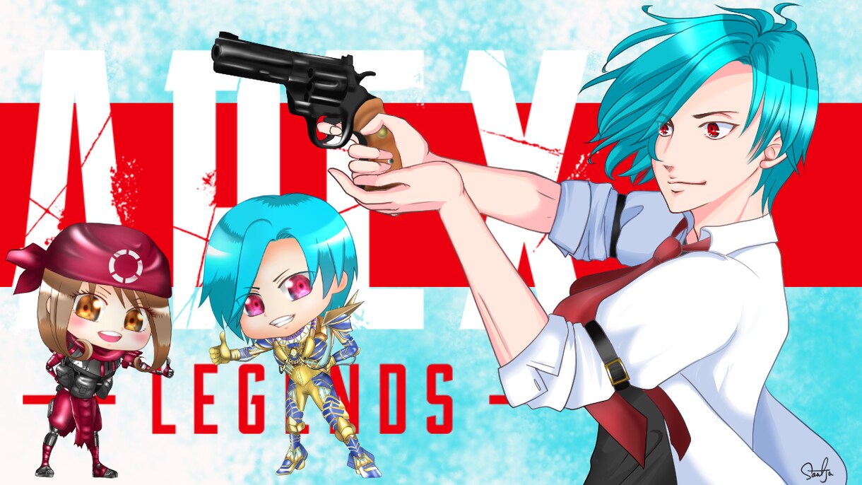 オリジナルアイコン・ヘッダー・サムネイル描きます かっこいい可愛いオリジナアイコン作りませんか♪ イメージ10