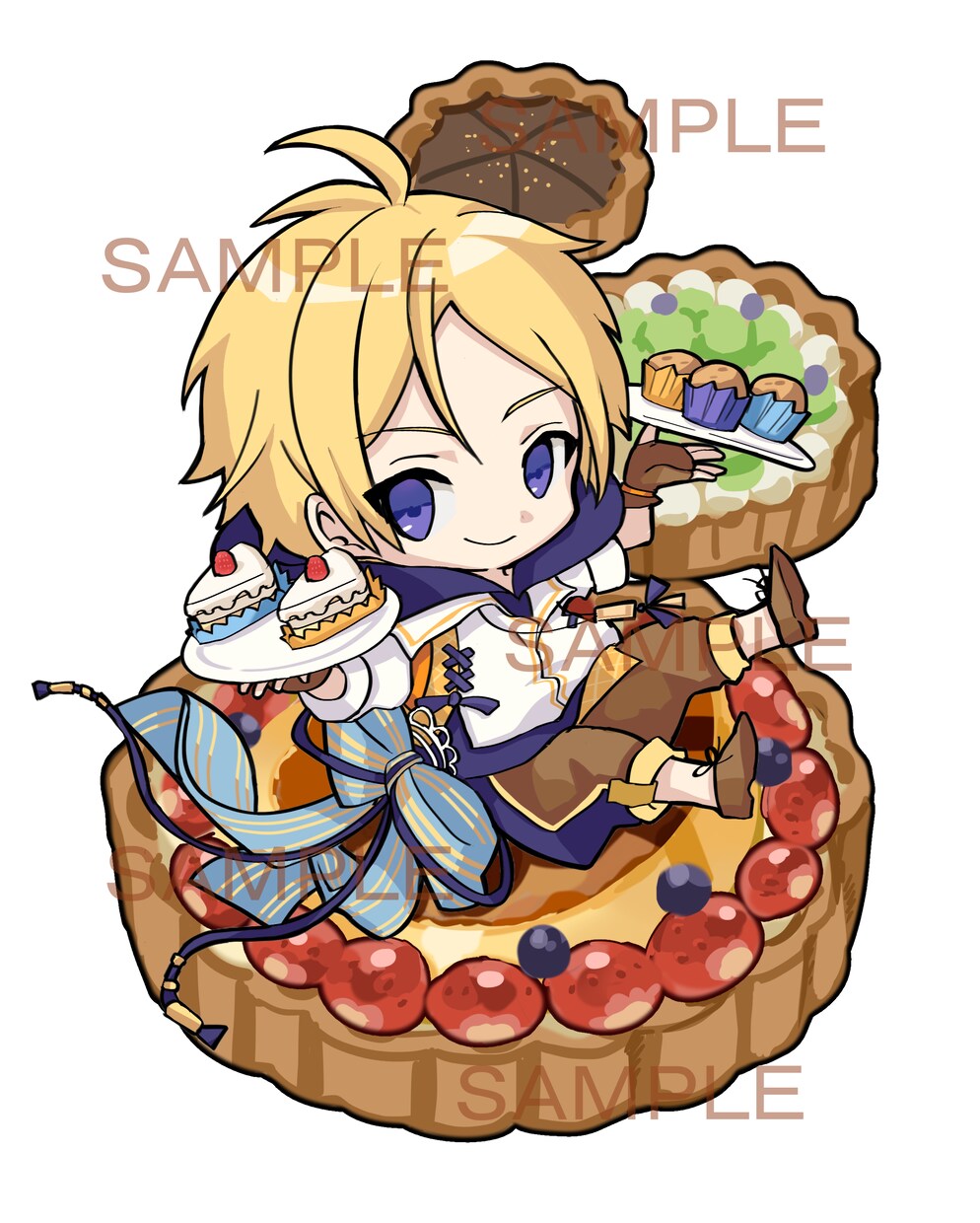 かわいいSDイラスト描きます 単体～ヴィネット風イラストまで可能！ イメージ2