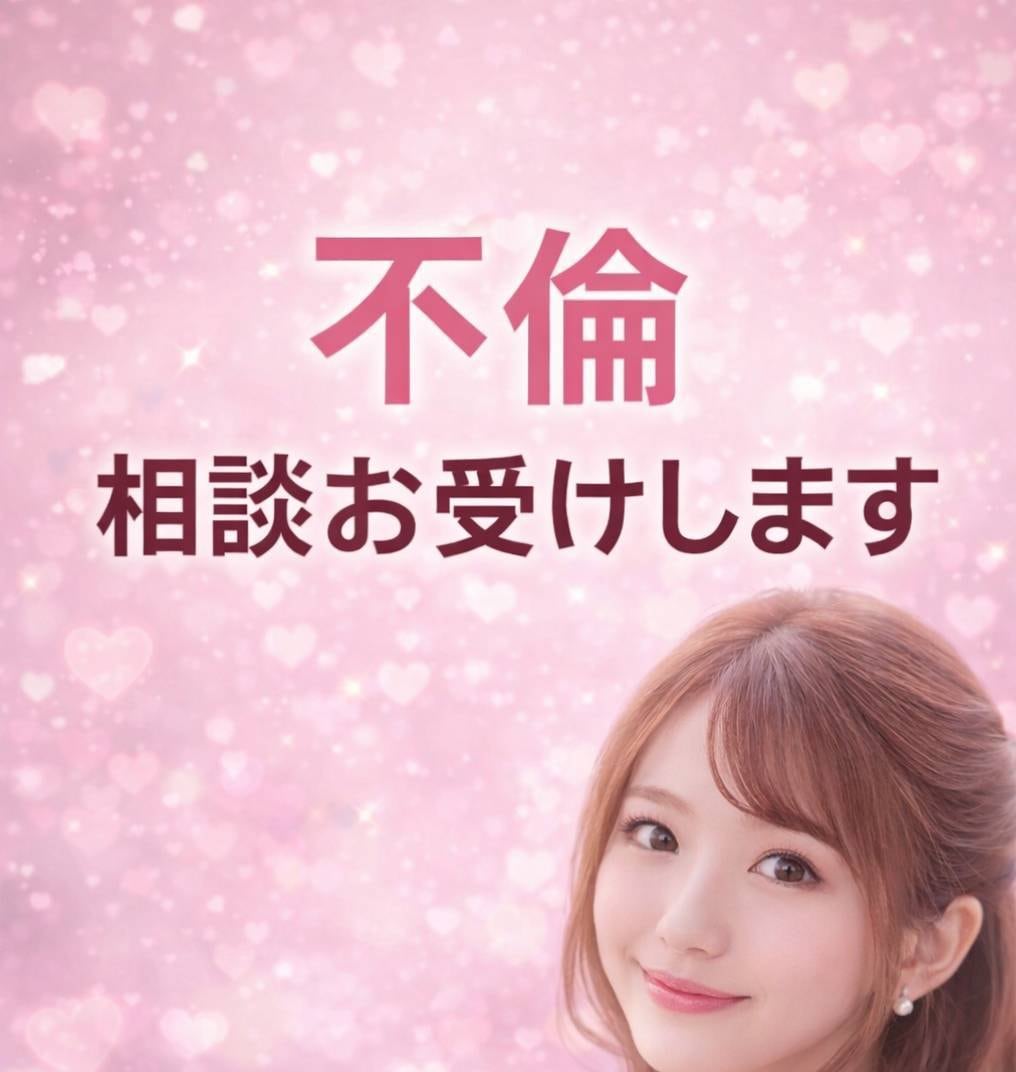 不倫の恋のご相談お受けします 不倫の恋のお悩み、好きになってつらい、奪いたい、聞かせて! イメージ1