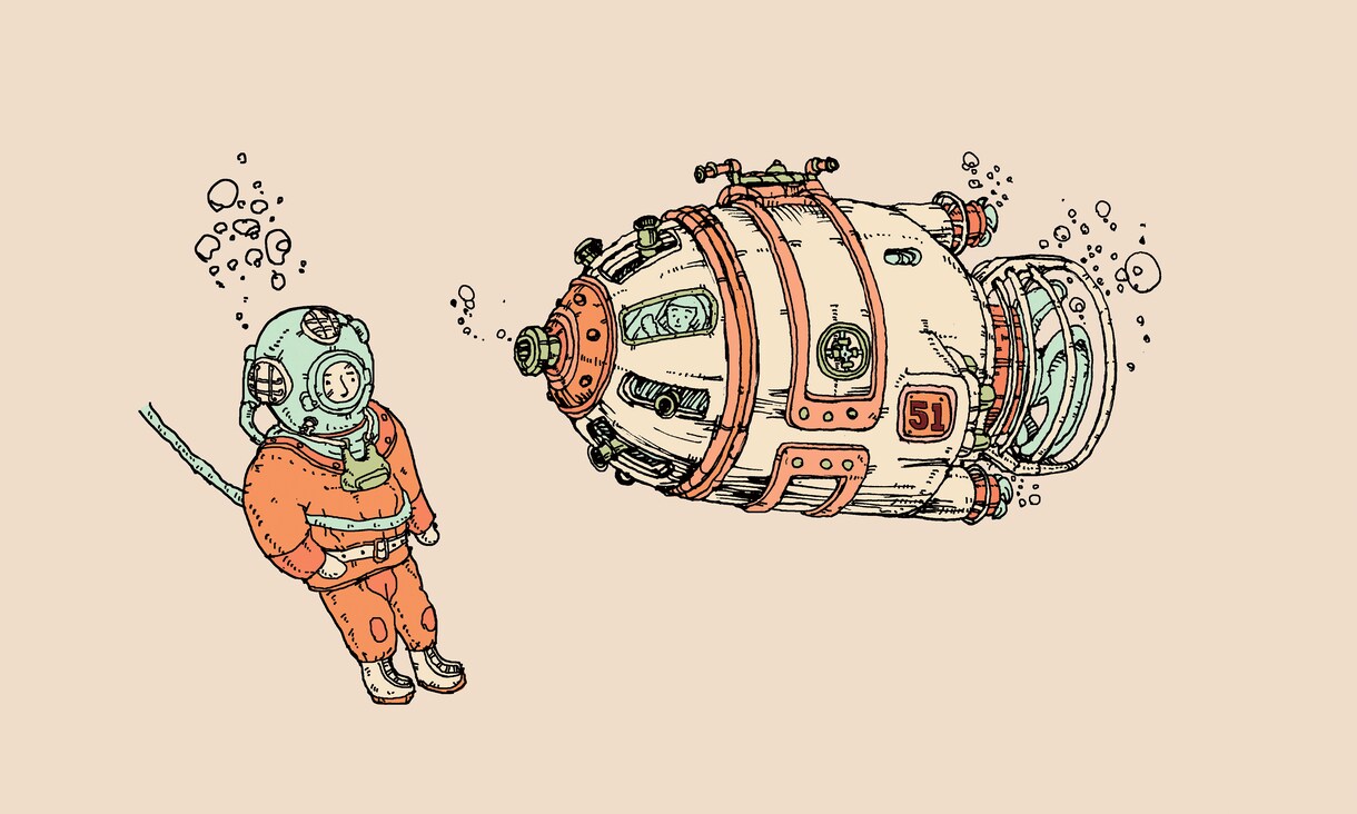 味のあるイラストで描きます 乗り物や動物など、楽しそうな絵を描いています。 イメージ1