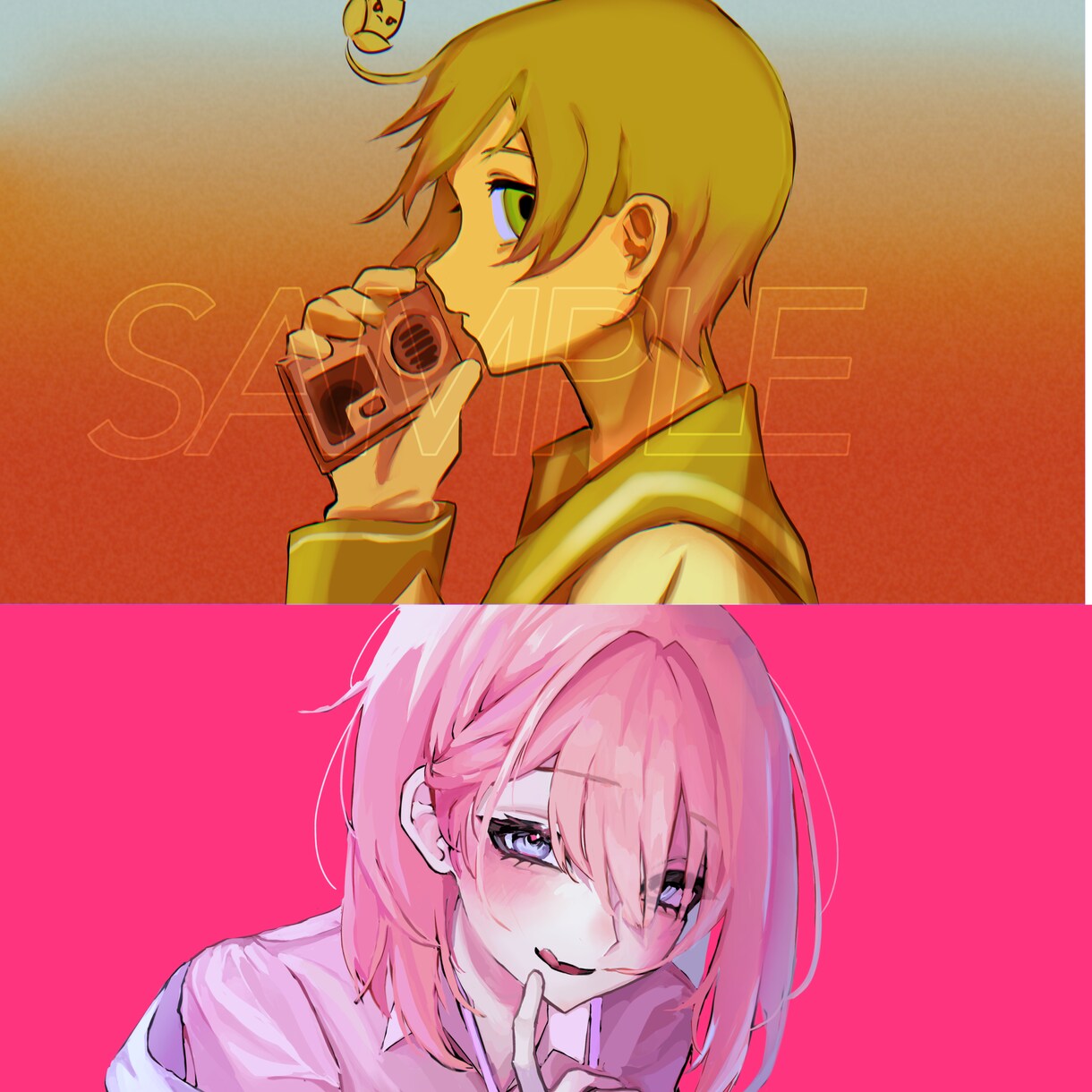 期間限定価格！ 1枚絵、立ち絵、アイコン制作します 依頼実績あり！光と影、空気感を描くのが得意です！ イメージ2