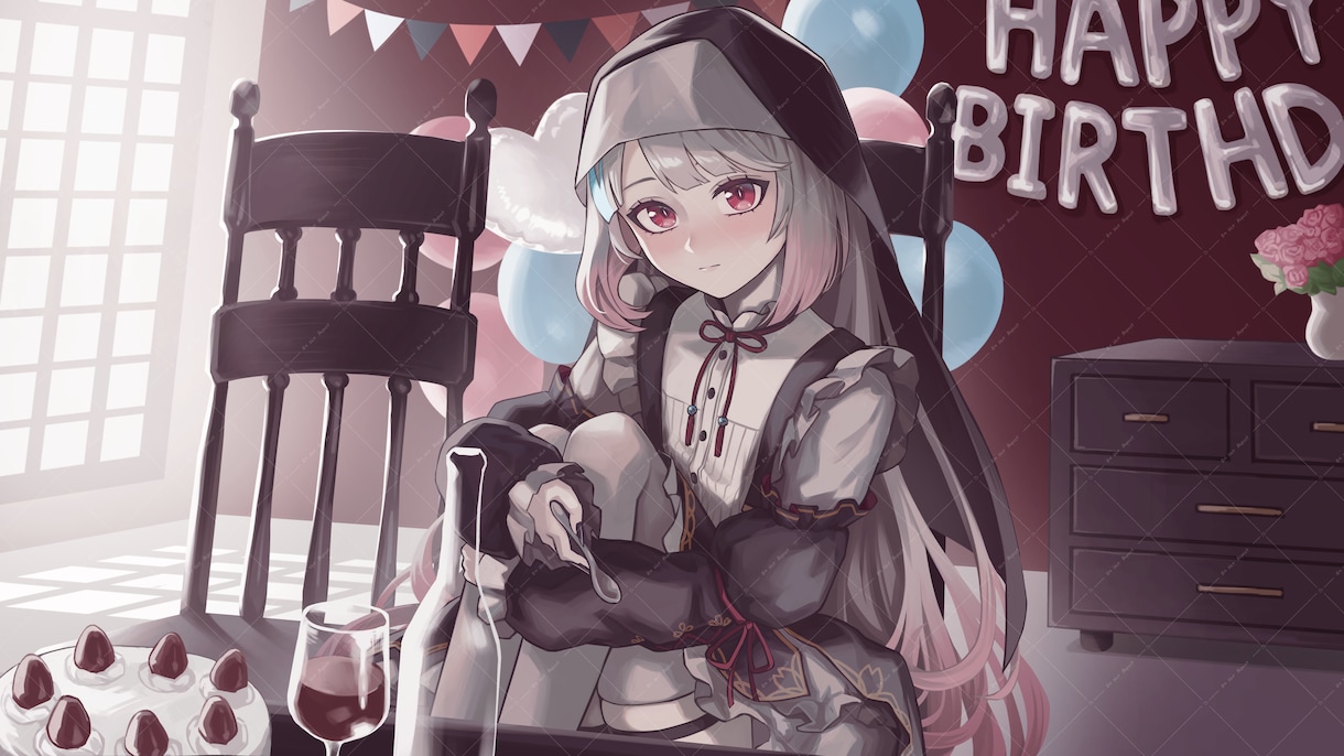 イラスト一枚絵の制作を承ります 【厚塗り】かわいい／カッコイイ／綺麗 様々なジャンルお任せを イメージ8