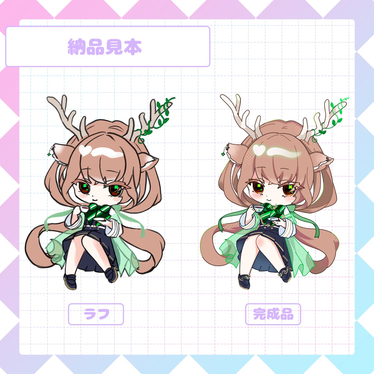 かわいいミニキャラ描きます デフォルメ・ミニキャラ・SDイラストを制作いたします！ イメージ2