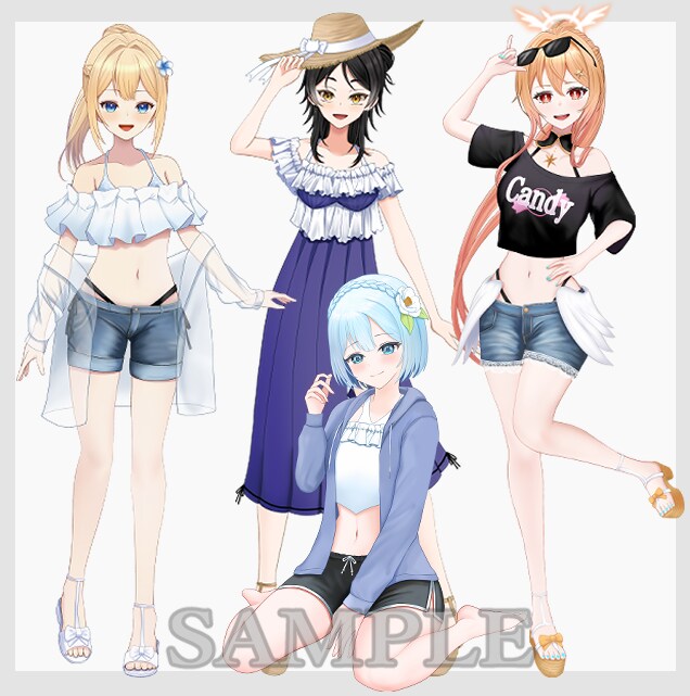 クールで綺麗な女性のイラストを描きます IRIAMの立ち絵や、1枚絵も承っております イメージ4