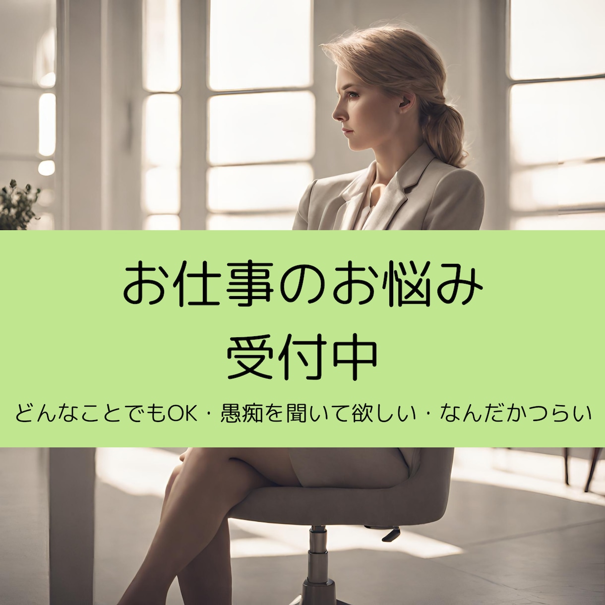 職場の悩み、心のモヤモヤ、優しくサポートします あなたの心の負担、一緒に軽くしましょう イメージ1