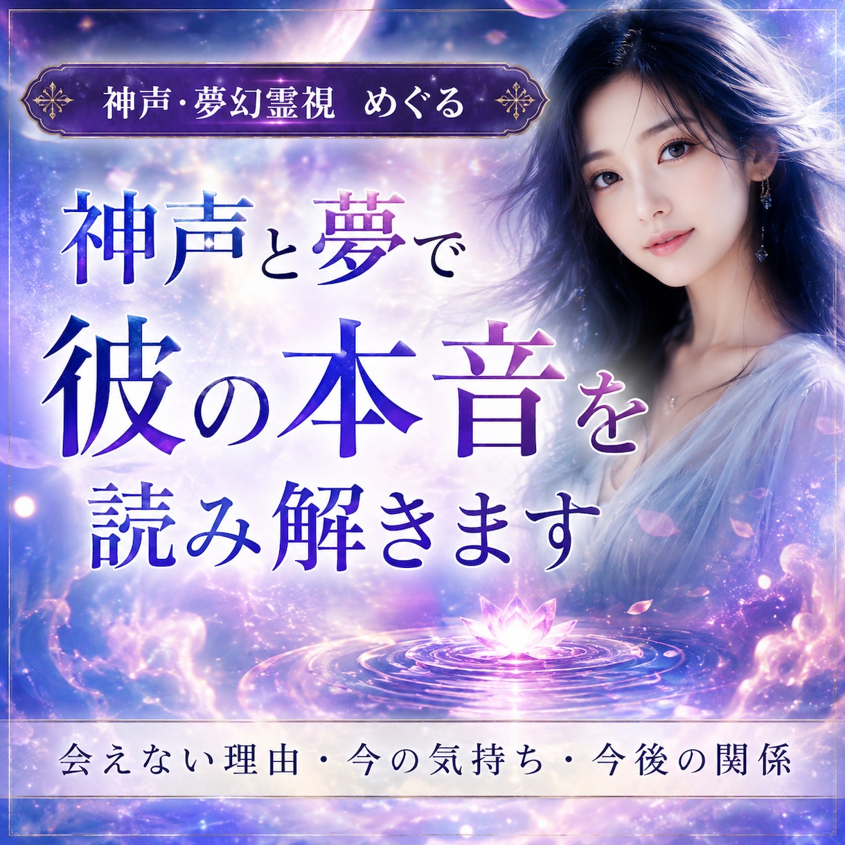 不倫・複雑愛｜既婚の彼の本音と恋の行方を霊視します 誰にも言えない恋。彼の本音と今後の動きをお伝えします イメージ5