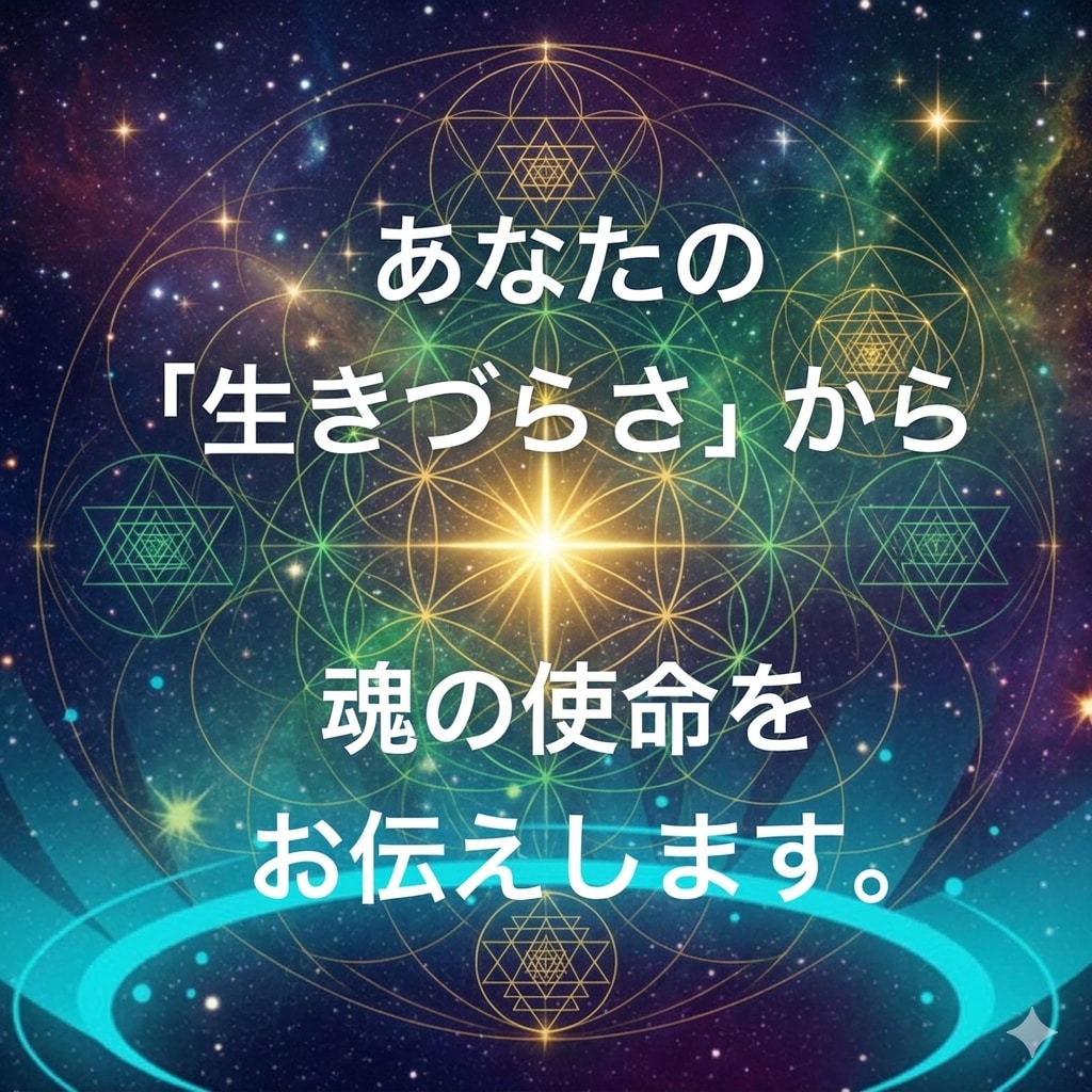 生きづらさから使命を解析し地球攻略法を伝授します 自分が何者か知りたいあなたへ送る「魂の履歴書」診断 イメージ1