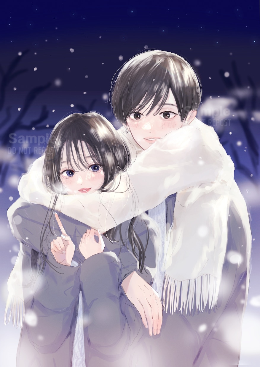 物語性のある背景ありの一枚絵イラストお描きします 歌ってみた・動画・配信・小説や同人誌表紙に。デザイン承ります イメージ4