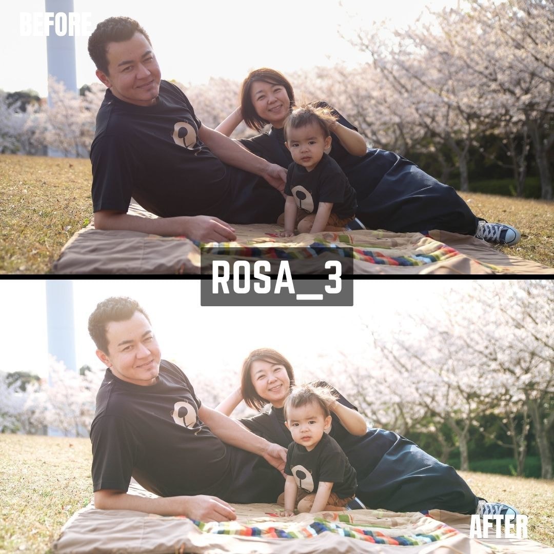 ROSA｜Lightroomプリセット販売します スマホで撮影した写真、ワンタッチで大変身！ イメージ9