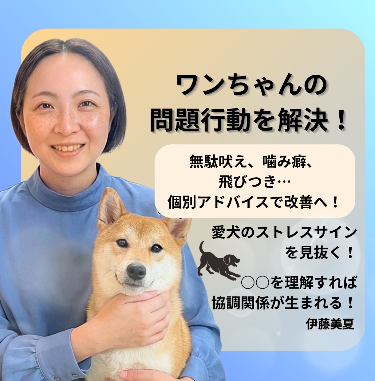 テキスト相談|愛犬の噛み癖など問題行動を解決します 元ペットショップ店員個別アドバイス！愛犬との暮らしを快適に⁠ イメージ1